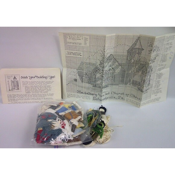 The Susan Louise Shop Heidelberg United Church of Christ Cross Stitch Kit PA - Picture 1 of 4